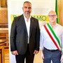 Il sindaco di Betlemme e Alessandro Azzolina