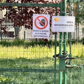 L'area cani di via Don Minzoni a Nichelino