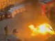 Auto in fiamme nella notte: momenti di paura a Nichelino Auto in fiamme nella notte: momenti di paura a Nichelino