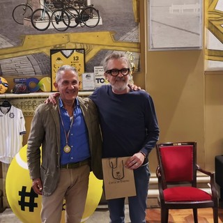 Antonio, professore di Cumiana, ha percorso tutta la ciclovia VenTo