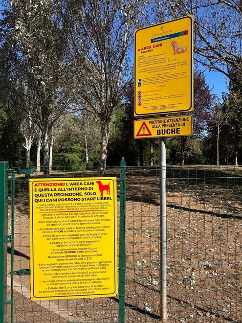 L'area cani della Circoscrizione 4