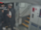 Un fotogramma dell'aggressione sul treno Torino-Bardonecchia