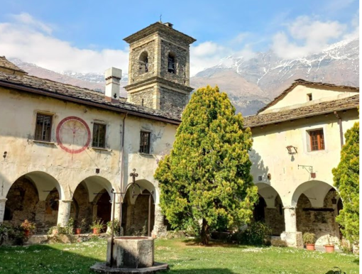 Foto d'archivio dell'abbazia di Novalesa