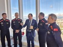 Gli astronauti di Axiom-3 ospiti al Grattacielo della Regione