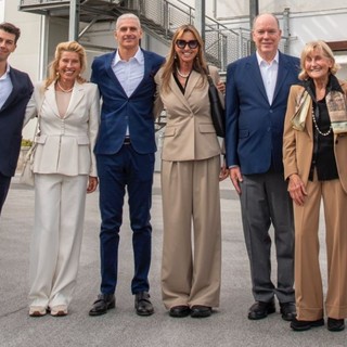 Il Principe Alberto II di Monaco in visita allo stabilimento Biraghi di Cavallermaggiore