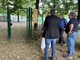 L’area cani realizzata due anni fa in corso Lombardia ancora al buio