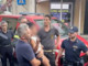 Il momento del ritrovamento del piccolo Allen (foto AdnKronos)