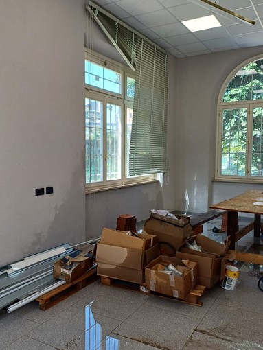 Vandali in azione presso la Villa 6 di Collegno
