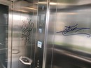 Imbrattato e vandalizzato l'ascensore panoramico di Moncalieri