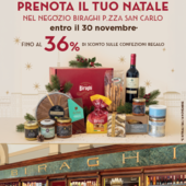 Il gusto del Piemonte da regalare: al Negozio Biraghi di Piazza San Carlo tornano le confezioni di Natale, con sconti fino al 36% Il gusto del Piemonte da regalare: al Negozio Biraghi di Piazza San Carlo tornano le confezioni di Natale, con sconti fino al 36%