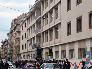 Protesta degli studenti del liceo Berti Protesta degli studenti del liceo Berti