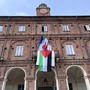 Esposta la bandiera palestinese al Comune di Chivasso