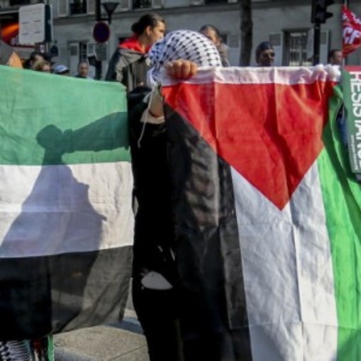 Bandiere pro Palestina