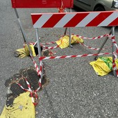 Buchi nelle strade di Borgo Filadelfia