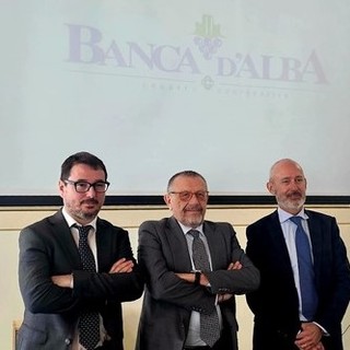 Nella foto da sinistra, il direttore generale Enzo Cazzullo, il presidente Tino Cornaglia e il presidente del Comitato Esecutivo Pierpaolo Stra