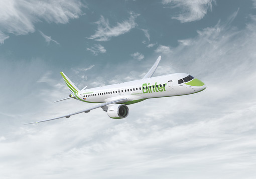 Binter e Embraer concludono l'acquisto di cinque nuovi aerei per 389 milioni di dollari