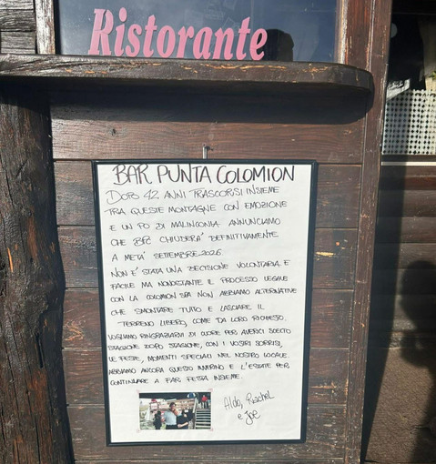 Bardonecchia si congeda da un pezzo di storia: chiude il bar di Punta Colomion