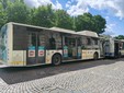 Tamponamento tra due bus in piazza Solferino