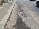 Le buche lungo via Principe Amedeo (foto Pierlucio Firrao)