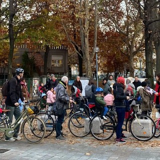 persone in bicicletta