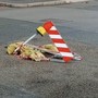La buca in strada compie un anno: “Sostituiti i cavalletti 6 volte” La buca in strada compie un anno: “Sostituiti i cavalletti 6 volte”