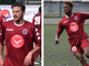 Mario Bruno e Kaly Sene del Vanchiglia in gol nell'1-2 al Lucento