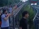 Corteo pro Pal invade il raccordo autostradale per l'aeroporto di Caselle