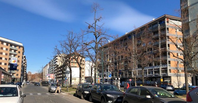 In foto una strada della Circoscrizione 3