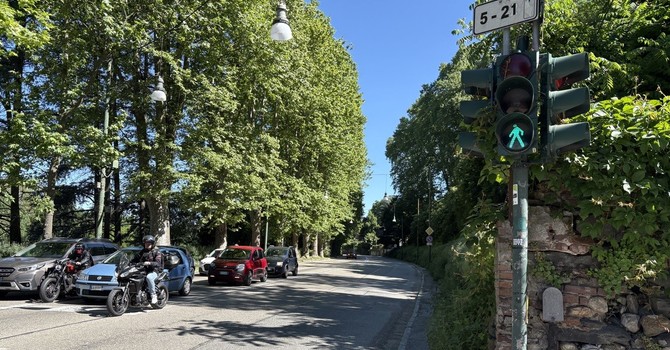 Corso Moncalieri si restringe: più spazio ai pedoni