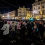 Nuovo corteo in centro dopo quello di stamattina Nuovo corteo in centro dopo quello di stamattina