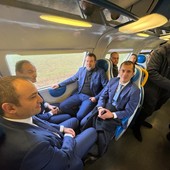 Lo Russo e Cirio insieme a Salvini sul treno