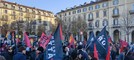 Corteo di protesta nelle strade di Torino