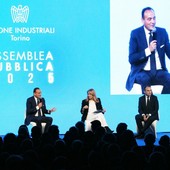 Cirio e Lo Russo sul palco dell'Unione Industriali di Torino