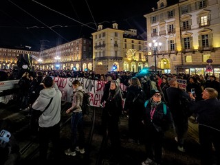 Nuovo corteo in centro dopo quello di stamattina Nuovo corteo in centro dopo quello di stamattina