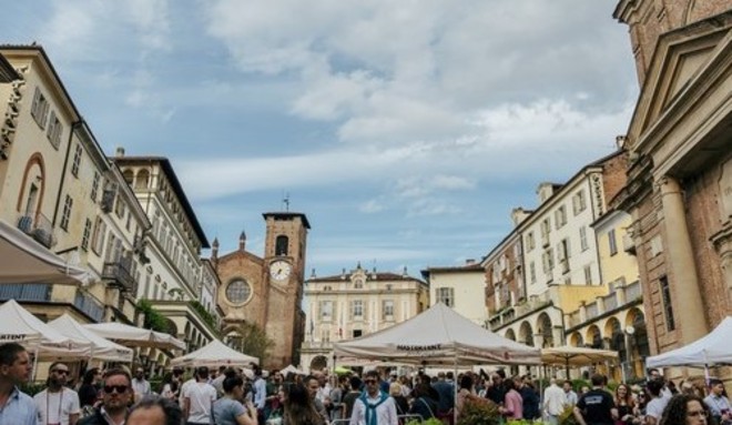 Immagine di archivio del centro storico di Moncalieri