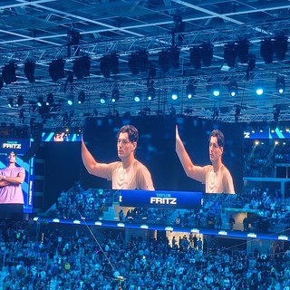 Atp Finals, Fritz gela gli entusiasmi dell'Inalpi Arena e di Musetti