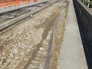 Manutenzione straordinaria sul ponte del Pellice