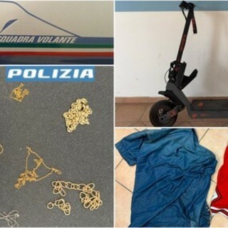 Scippi su monopattino, 25enne torinese non potrà venire a Savona per 4 anni