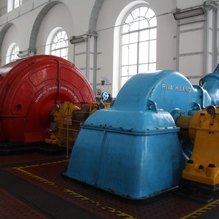 interno di una centrale idroelettrica