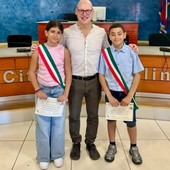 Esmail Haggag e Greta Morlino insieme all'assessore Alessandro Azzolina Esmail Haggag e Greta Morlino insieme all'assessore Alessandro Azzolina