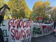 Manifestazione Pro Pal: subito tensioni con le forze dell'ordine