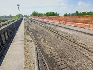Manutenzione straordinaria sul ponte del Pellice