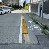 Una pista ciclabile di Rivoli