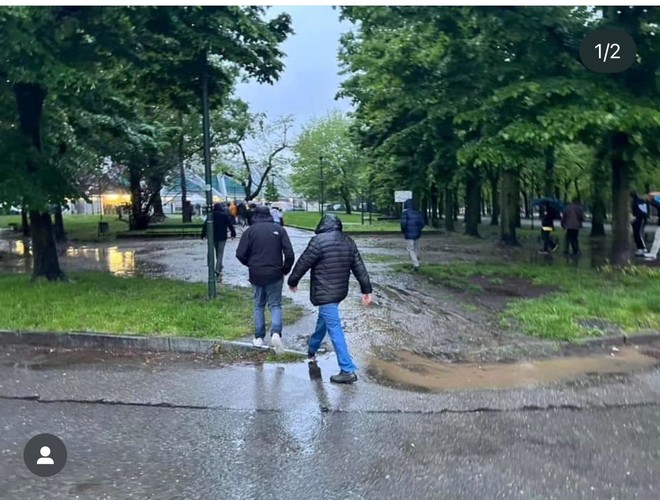 Via l'asfalto dal parco Ruffini: il Comune chiede i soldi alla Regione contro gli allagamenti