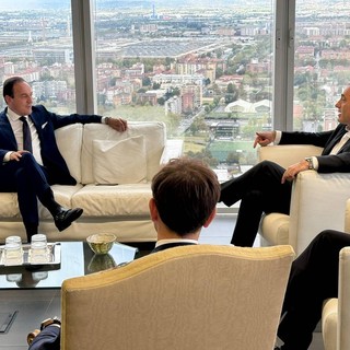 L'incontro tra Alberto Cirio e Antonio Filosa