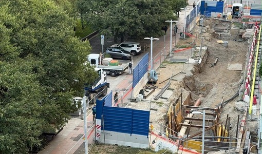 Cantiere infinito per il teleriscaldamento lungo l'asse di corso Mediterraneo Cantiere infinito per il teleriscaldamento lungo l'asse di corso Mediterraneo
