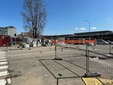 Il cantiere per la pista ciclabile in via Filadelfia