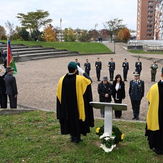 Un momento della cerimonia Un momento della cerimonia