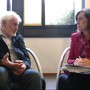Monica Canalis e Giuliano Maggiora, presidente di Alzheimer Piemonte