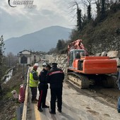 Uno dei cantieri finiti al centro dei controlli dei carabinieri